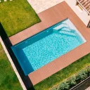 Glasfiberpool Gullberg & Jansson Kleio 750 3,8x7,5x1,5 m