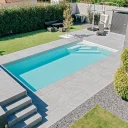 Glasfiberpool Gullberg & Jansson Kleio 750 3,8x7,5x1,5 m