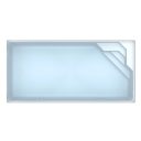 Glasfiberpool Gullberg & Jansson Kleio 750 3,8x7,5x1,5 m