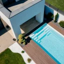 Glasfiberpool Gullberg & Jansson Minerva 710 3,8x7,1x1,5 m