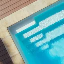 Glasfiberpool Gullberg & Jansson Minerva 710 3,8x7,1x1,5 m