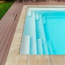 Glasfiberpool Gullberg & Jansson Minerva 710 3,8x7,1x1,5 m