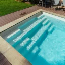 Glasfiberpool Gullberg & Jansson Minerva 710 3,8x7,1x1,5 m