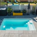 Glasfiberpool Gullberg & Jansson Pico 450 2,5x4,5x1,4 m