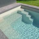 Glasfiberpool Gullberg & Jansson Sirius 550 3x5,5x1,5 m