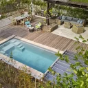 Glasfiberpool Gullberg & Jansson Sirius 550 3x5,5x1,5 m