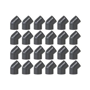 PVC 45° Vinkelkoppling 63 mm för Limmontering 24-pack