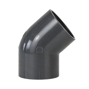 PVC 45° Vinkelkoppling 50 mm för Limmontering