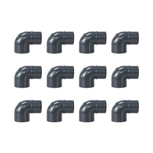 PVC 90° Vinkelreducering 63x63-50 mm för Limmontering 12-pack