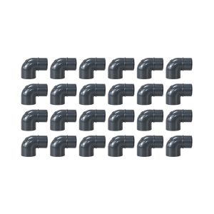 PVC 90° Vinkelreducering 63x63-50 mm för Limmontering 24-pack