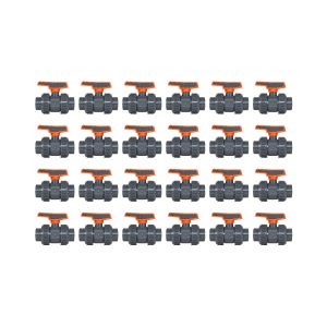 PVC Kulventil 63 mm för Limmontering 24-pack