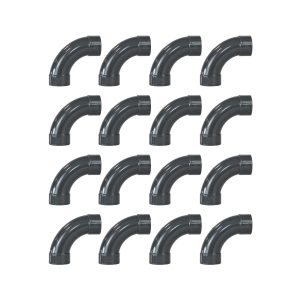 PVC Långböj 90° 63 mm för Limmontering 12-pack