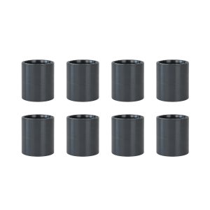 PVC Muff 50 mm för Limmontering 8-pack