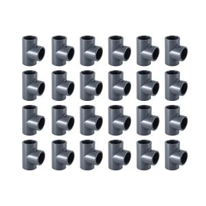 PVC T-Rör 63 mm för Limmontering 24-pack