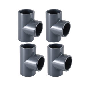 PVC T-Rör 63 mm för Limmontering 4-pack
