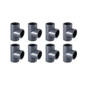 PVC T-Rör 63 mm för Limmontering 8-pack