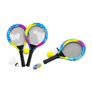 Utomhusspel Racketset med Tennisboll & Badmintonboll 40 cm