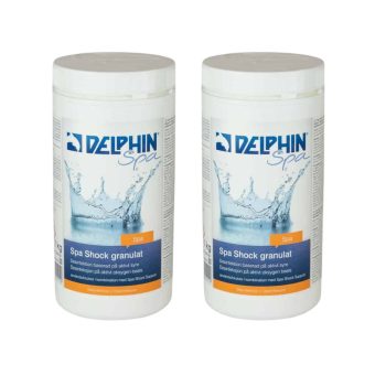 Aktivt Syre Delphin Spa Shock Granulat 1kg 2-pack