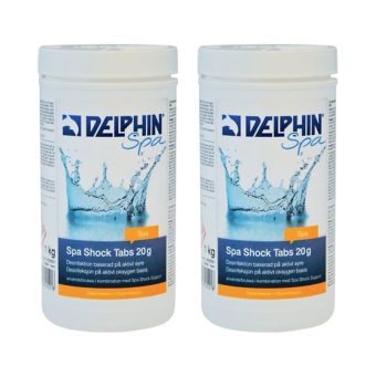 Aktivt Syre Delphin Spa Shock Tabs 20g 1kg 2-pack