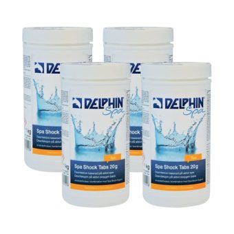 Aktivt Syre Delphin Spa Shock Tabs 20g 1kg 4-pack