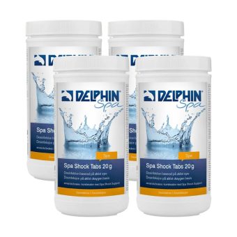 Aktivt Syre Delphin Spa Shock Tabs 20g 1kg 4-pack
