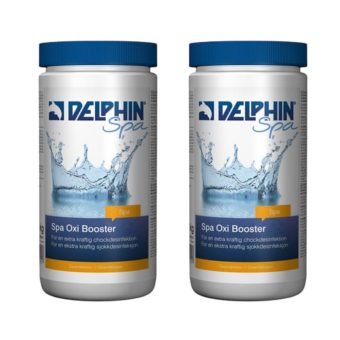 Aktivt Syre-& Klorgranulat Delphin Spa Oxi Booster 1kg 2-pack