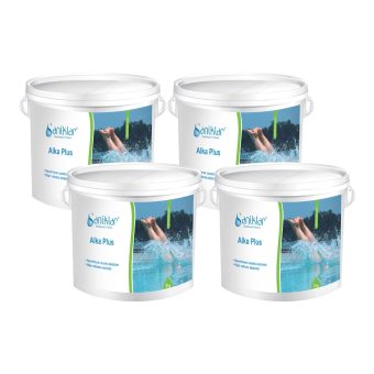 Alkalinitetshöjare Saniklar Alka Plus Granulat 5kg 4-pack Framifrån