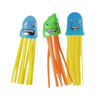 Badleksaker Barn - Dykleksaker för Pool & Vattenlek Bläckfiskar 3 st