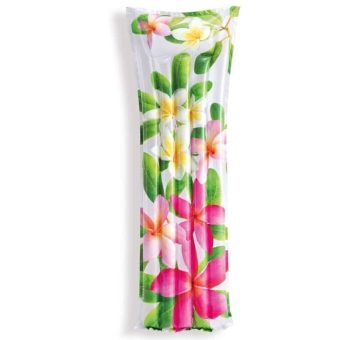 Badmadrass Intex 183x69cm blommor
