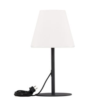 Bordslampa Utomhus Venture Home Moris 52 cm Svart Vit LED E27