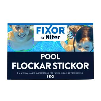 Flockningsmedel Pool Fixor by Nitor Flockar Sticks 8st