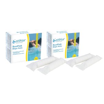 Flockningsmedel Saniklar Sunflok Magic Rolls 2-pack Framifrån