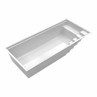 Glasfiberpool Gullberg & Jansson Arcadia 700 3,3×7,2×1,5 m