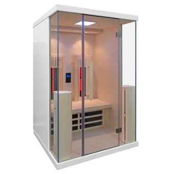 Infraröd Bastu Nordic Relax 2 Vit för 1 person