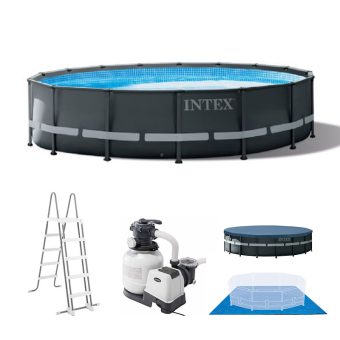 Intex Pool ovan mark 4,88m x 1,22 m inkl sandfilterpump