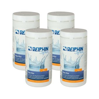 Klorgranulat Delphin Spa Klor 1kg 4-pack