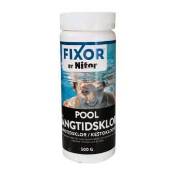 Klorgranulat Pool Fixor by Nitor Långtidsklor med antialg 500g