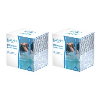 Klorpuck Saniklar Maxi 6000 Holiday Tablett 0,6kg 2-pack