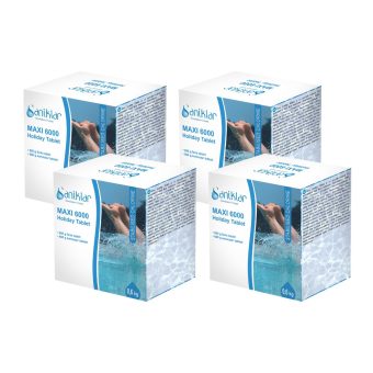 Klorpuck Saniklar Maxi 6000 Holiday Tablett 0,6kg 4-pack
