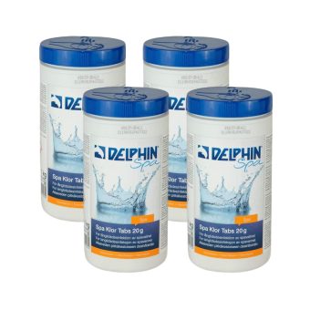 Klortabletter Delphin Spa Klor Tabs 20g 1kg 4-pack
