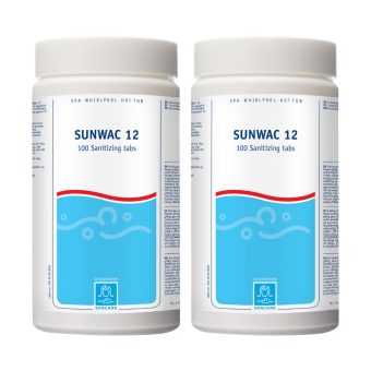 Klortabletter SpaCare Sunwac 12 1kg 2-pack