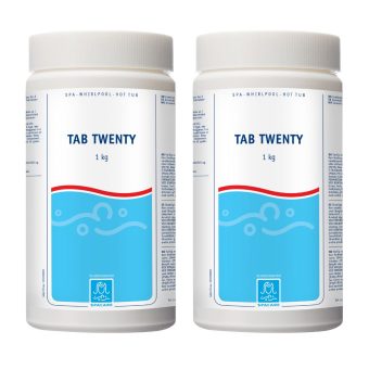 Klortabletter SpaCare Tab Twenty 1kg 2-pack
