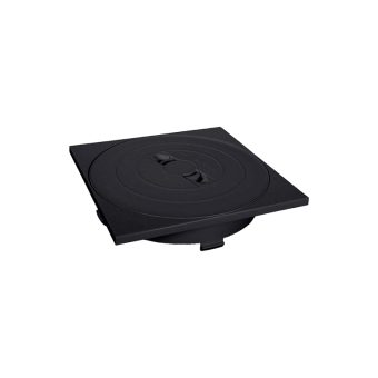 Kvadratisk kant med lock för Skimmer Antracit Astral