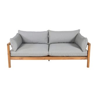 Loungesoffa 2-sits - Venture Home Marion GråNatur inkl. dynor