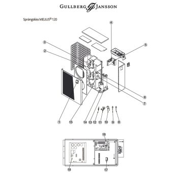 Melius 120 Sprängskiss
