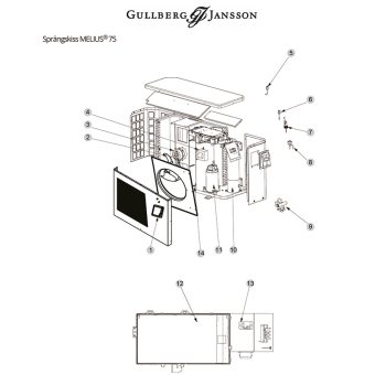 Melius 75 Sprängskiss