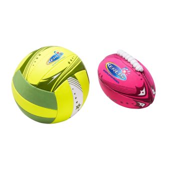 Mini Neoprenbollar 2-pack - Kerlis Badleksaker Barn Vattenpolo & Am. fotboll