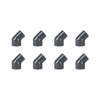 PVC 45° Vinkelreducering 8-pack