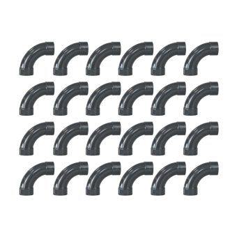 PVC Långböj 90° 24-pack
