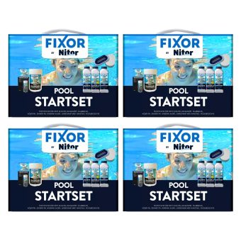 Poolkemikalier Startset Fixor by Nitor 4-pack